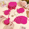 Calabash Velvet Jewelry Storage Drawstring Pouches LS-TP-WH0011-05I-3