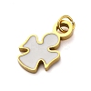 304 Stainless Steel Enamel Charms STAS-E550-68G-2