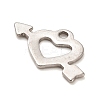 Non-Tarnish Stainless Steel Pendants LS-STAS-L276-01P-07-2