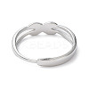 Non-Tarnish 304 Stainless Steel Infinity Adjustable Rings RJEW-D006-17P-3