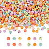 1000Pcs 4 Style Opaque Acrylic Beads MACR-CW0001-07-1