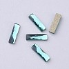 Flat Back K9 Glass Rhinestone Cabochons RGLA-F035-2.5x9mm-M-3