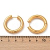 202 Stainless Steel Polishing Hoop Earrings EJEW-M106-02G-07-5