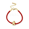 Christmas Nylon Cord Bracelets LS-BJEW-L715-02G-01-4