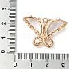 Rack Plating Brass Clear Cubic Zirconia Pendants KK-N255-10G-04-RS-3