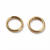 Ion Plating(IP) 304 Stainless Steel Open Jump Rings STAS-R060-5x0.7-G-1