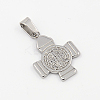 Non-Tarnish Fashionable 304 Stainless Steel Pendants STAS-J004-01-2