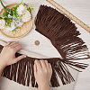 1Pc Suede Fabric Tassels Ribbon OCOR-GF0005-60B-04-3