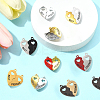 10 Sets Spray Painted Alloy Split Pendants FIND-FS0004-20-8