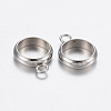 Tarnish Resistant 201 Stainless Steel Tube Bails STAS-P198-66B-2