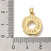 Brass Micro Pave Cubic Zirconia Pendants KK-B122-01D-G-3