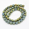 Electroplate Non-magnetic Synthetic Hematite Beads Strands LS-G-J181-07-2