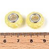 Opaque Resin European Beads RESI-T057-29L-3