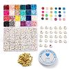DIY Heishi Bead Style Stretch Bracelets Making Kits DIY-JP0005-85-1