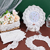 2 Styles Polyester & Chinlon Flower Ribbon OCOR-PH0004-59-2