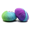 Rainbow Single-strand Dyed Thread Gradient Color Pure Wool Thread YCOR-PW0001-001I-1