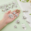 18Pcs 9 Styles Brass Rhinestone Pendants FIND-PH0020-70-3