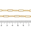 Ion Plating(IP) 304 Stainless Steel Paperclip Chain Necklace LS-NJEW-D045-14G-4