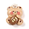 Bear Bread Opaque Resin Decoden Cabochons CRES-Q220-05C-1