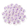 UV Plating Rainbow Iridescent Acrylic Beads OACR-A014-03B-3