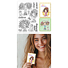 Custom Summer Theme PVC Plastic Clear Stamps DIY-WH0631-0779-9