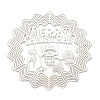 Word Merry Christmas 201 Stainless Steel Connector Charms/Links STAS-D386-04B-P-1