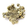 Christmas Alloy Colorful Rhinestone Brooches LS-JEWB-U009-10A-2