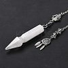 Natural Quartz Crystal Pointed Dowsing Pendulums G-I322-01P-06-4