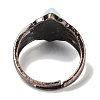 Opalite Horse Eye Adjustable Rings RJEW-K271-05R-15-4