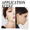 304 Stainless Steel Huggie Hoop Earrings EJEW-UN0001-28G-6