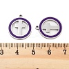 304 Stainless Steel Enamel Pendants STAS-Z078-25P-3