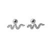 304 Stainless Steel Stud Earrings for Women LS-EJEW-E603-02P-1