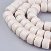 Opaque Solid Color Glass Beads Strands X-GLAA-A036-I04-3