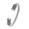 304 Stainless Steel Cuff Bangles for Women STAS-M023-16P-1