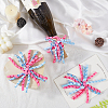 8Pcs Cloth Curly Ribbon Bows AJEW-SP0001-48I-3