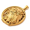 Religion Golden Tone 304 Stainless Steel Pendants STAS-K289-01G-13-2
