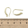 Brass Micro Pave Cubic Zirconia Earring Hooks KK-C048-14D-G-3