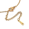 PVD Vacuum Plating 201 Stainless Steel Pendant Necklaces NJEW-R267-02U-G-3