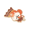 Thanksgiving Day Alloy Enamel Pendants ENAM-I076-01G-02-2