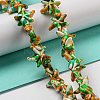 Spray Painted Synthetic Turquoise Beads Strands X-G-E617-A01-02-2