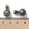 Brass Enamel Pendants KK-M284-15AB-3