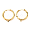 Ion Plating(IP) 304 Stainless Steel Hoop Earring Findings STAS-G339-01G-1