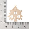 Brass Etched Metal Embellishments Pendants KK-Z058-07KCG-3