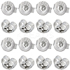 40 Pairs 925 Sterling Silver Ear Nuts STER-BBC0008-63-1