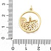 Brass Micro Pave Cubic Zirconia Pendants KK-L209-082G-3