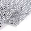 24 Rows Plastic Diamond Mesh Wrap Roll DIY-L049-05K-3