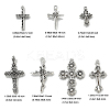 35Pcs 7 Styles Tibetan Style Alloy Pendants TIBE-FP0001-20-6