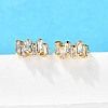 Brass Hoop Earrings EJEW-S256-03B-G-3