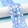 AB Color Plate Glass Beads Strands EGLA-P051-06A-C03-2