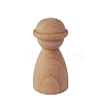 Unfinished Wood Building Block AJEW-U015-06A-1